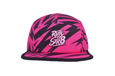 Run Hat – Pink Bolt
